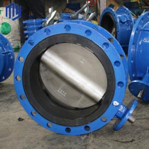 China Double Eccentric Flange PVC Butterfly Valve and Pneumatic Actuation for Industrial wholesale