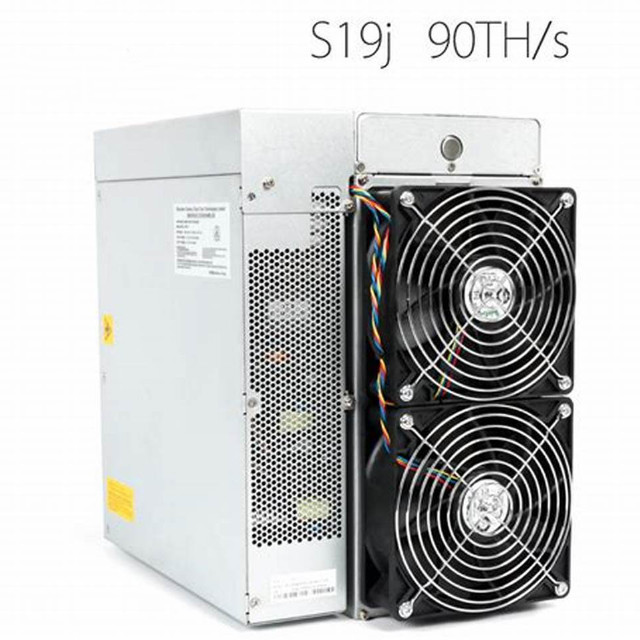 Antminer S19j 90t 3100w BTC Miner Machine Ethernet 80db
