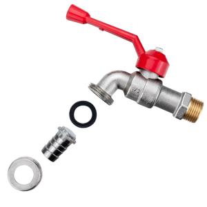 China TMOK 1/2inch 3/4inch Chrome Color Brass Body Brass Garden Bib Water Taps wholesale