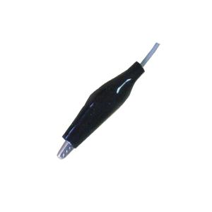 China Anti Corresion EEG Cable 1m Crocodile Clip Plug Black Cover For Eeg Equipment wholesale