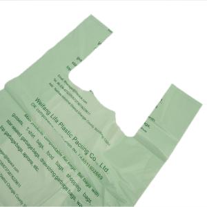 China Certificate OK Compost 100% Compostable Biodegradable Cornstarch Garbage Bags Made wholesale