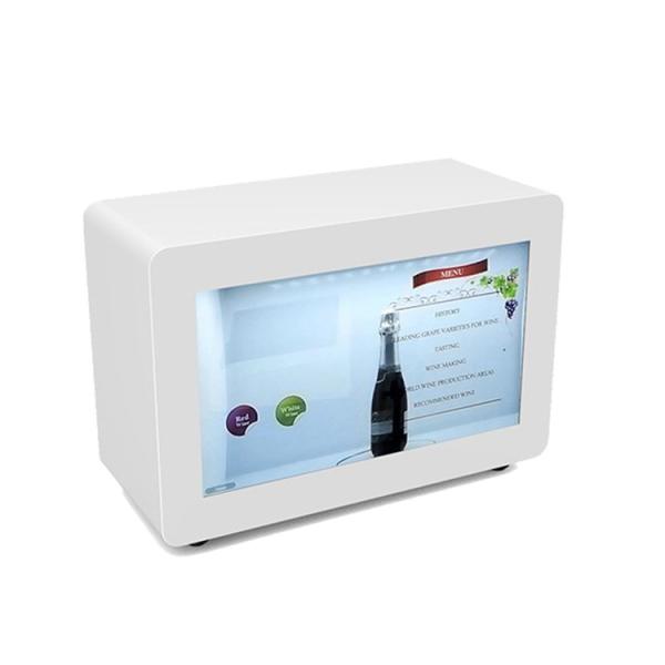 Video Advertising Player Transparent Monitor Display , 22 Inch Transparent Lcd