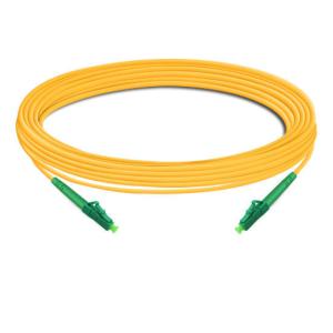 China 10m (33ft) Simplex OS2 Single Mode LC APC to LC APC PVC (OFNR) Fiber Optic Cable wholesale