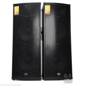 China High-power professional stage audio speaker dual 15 inch outdoor speaker square performance full frequency ktv audio pai wholesale