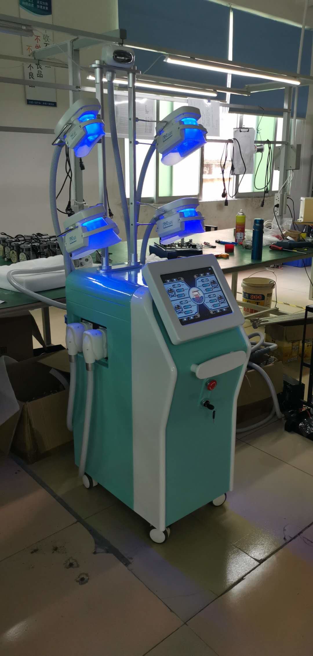 1600w 5 Handles Cryolipolysis Slimming Machine 360 Degree Cryo Shape Machine