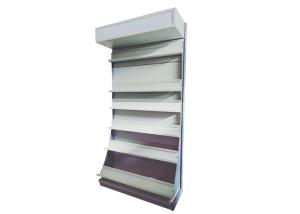 China Metal Store Display Shelves For Book / Magazine / CD / Video Customized Size wholesale