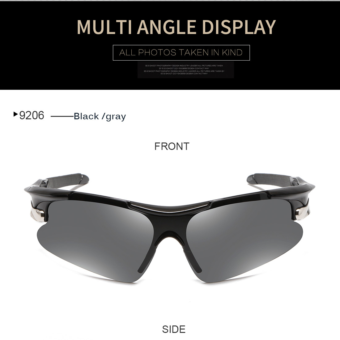 Classic Running Windproof Designer Sports Polarized Cycling Sunglasses