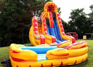 China Outdoor Giant Inflatable Slide Moonwalk Water Slide For Amusement Park wholesale
