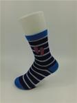 Breathable Oem Service Kids Cotton Socks Cool Mens By Different Color Stripes