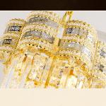 AC265V Villa Hotel Modern Led Crystal Chandelier Dia 450mm