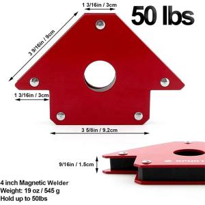 China Grade Ferrite magnet Magnetic Arrow Holder for Welding Cylinder 50lbs Strength Strong wholesale
