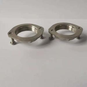 China Dia 46mm M30 Stainless Steel Nuts Natural Color High Precision Machining wholesale