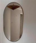 Double-Coated Clear Silver Glass Mirror for Bathroom Living Room Elegant