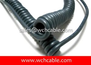 China UL21782 Highly Resilient Spring Cable 90C 600V (Oil Resistant 60C) wholesale