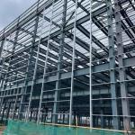 Corrosion Resistant Prefab Metal Warehouse Building OEM With Portal Frame