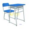 Buy cheap HDPE Not Ajustable Single Student Desk And Chair Set Color Customed from wholesalers