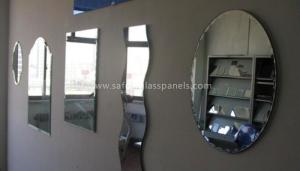 China Aluminum 8mm Colored Silver Backed Mirror Glass Decoration and Furniture wholesale