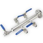 Air Manifolds Header Distributor multiple 6 8 10 12 ports ball valve 1000 2000