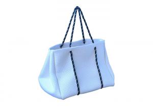 China Durable Neoprene Beach Bag With Zipper / Water Resistant Tote Bags wholesale