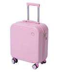 OEM Childrens Rolling Suitcase With 1 Beauty Case Macaron Color Youth Rolling