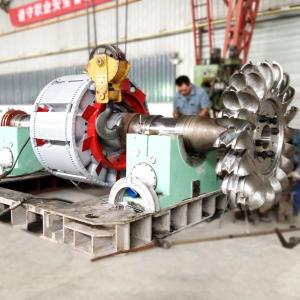 China Low Rpm Water Wheel Generator Kit Pelton Runner Mini Hydroelectric Generator wholesale