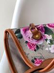 Floral Pattern Silver Louis Vuitton Large Never Full M21352