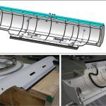 FRP railway parts Front bumper Rear Bumper Bathroom Reflector Dashboard Tire