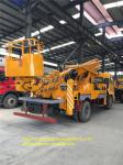 Yellow Special Purpose Truck 16m Telescopic Boom Aerial Work Truck