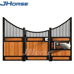 China Customizable Horse Stall Fronts Durable Powder Coating Bamboo Frame wholesale