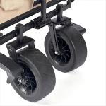 Steel Frame Folding Wagon Cart Compact Foldable Wagon For Camping Creative