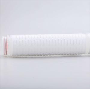 China 10&quot; Poly High Flow Pleated Filter Cartridge 1μM 3μM 5μM wholesale