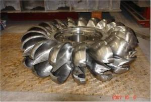 China 1000kw Pelton Francis Hydro Turbine Runner Water Turbine Generator wholesale