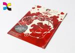 Matt Paper Custom Magazine Printing Full Color Red Subscription For People