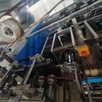 Automatic square bottom paper bag making machine in-line handle is made and