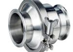 Durable 3A A270 Sanitary Non Return Valve / Ball Check Valve Stainless Steel