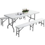 Mail Packing Y Kitchen Garden Outdoor White Plastic Folding Tables and Chairs
