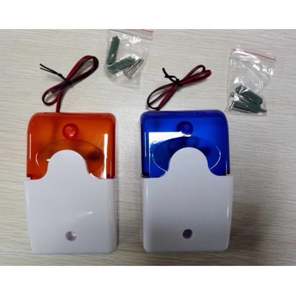 Wired Indoor ABS Fire Alarm Strobe Siren DC12V 110dB For Home Security System