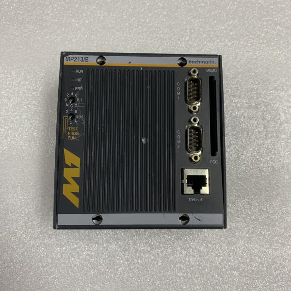 BACHMANN MP213E I/O MODULE 256 MB RAM MULTITASKING 1 YEAR NEW