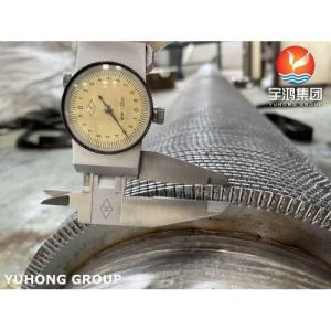 China Welding Fin Tube, Serrated Type, Helical Serrated, Base Tube ASTM A312 TP347 With SS409 Fin Material wholesale