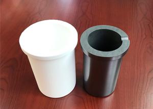 China IRIS White Black Induction Furnace Crucible 60mm 4kg Graphite Crucible wholesale