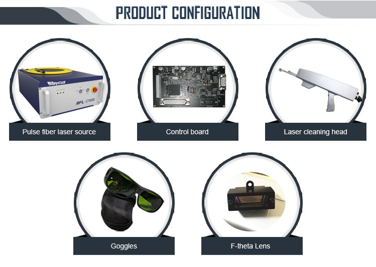 1000W 1.064um CW Laser Cleaning Equipment For Brick