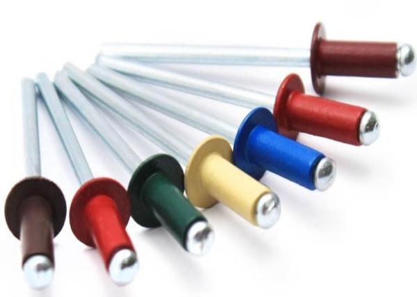 4.8mm Alloy Aluminum 5056 Blue Black Red Yellow Color Anodized Blind Rivets Pop