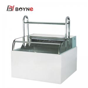 China Double Sided Open Cake Display Case One Floor Display Freezer wholesale