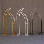Wedding Backdrop Arch Sheep Horn Door Flower Arrangement Stand Metal Wedding
