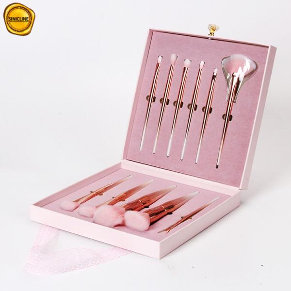 Luxury Paper Cosmetic Packaging Magnet Makeup Brush Packaging Box