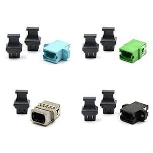 Good Repeatability LC Fiber Coupler Plastic Housing Excellent Mechanical
