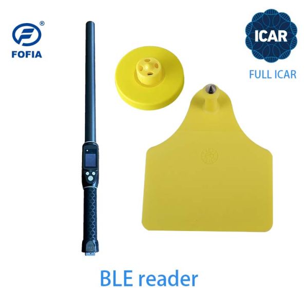 Full ICAR ET908 Animal Ear Tag BLE Reader Waterproof Unshared ICAR Code