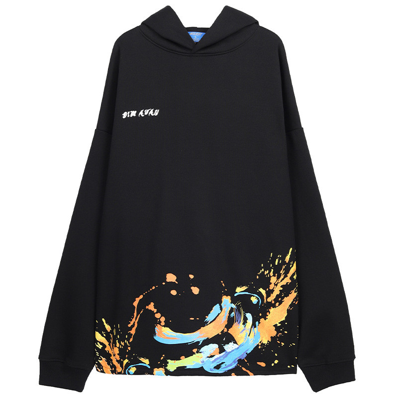 Polyester Cotton Fleece Ladies Oversized Hoodies 340gsm With Kangroo Pocket