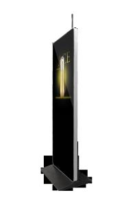 China Free Standing Slim LCD Advertising Display Digital Signage Player Rectangle Shape wholesale
