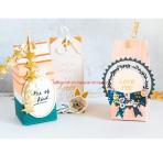 Portable Art Paper Sweet Packaging Boxes Wedding Engagement Party Gable Gift
